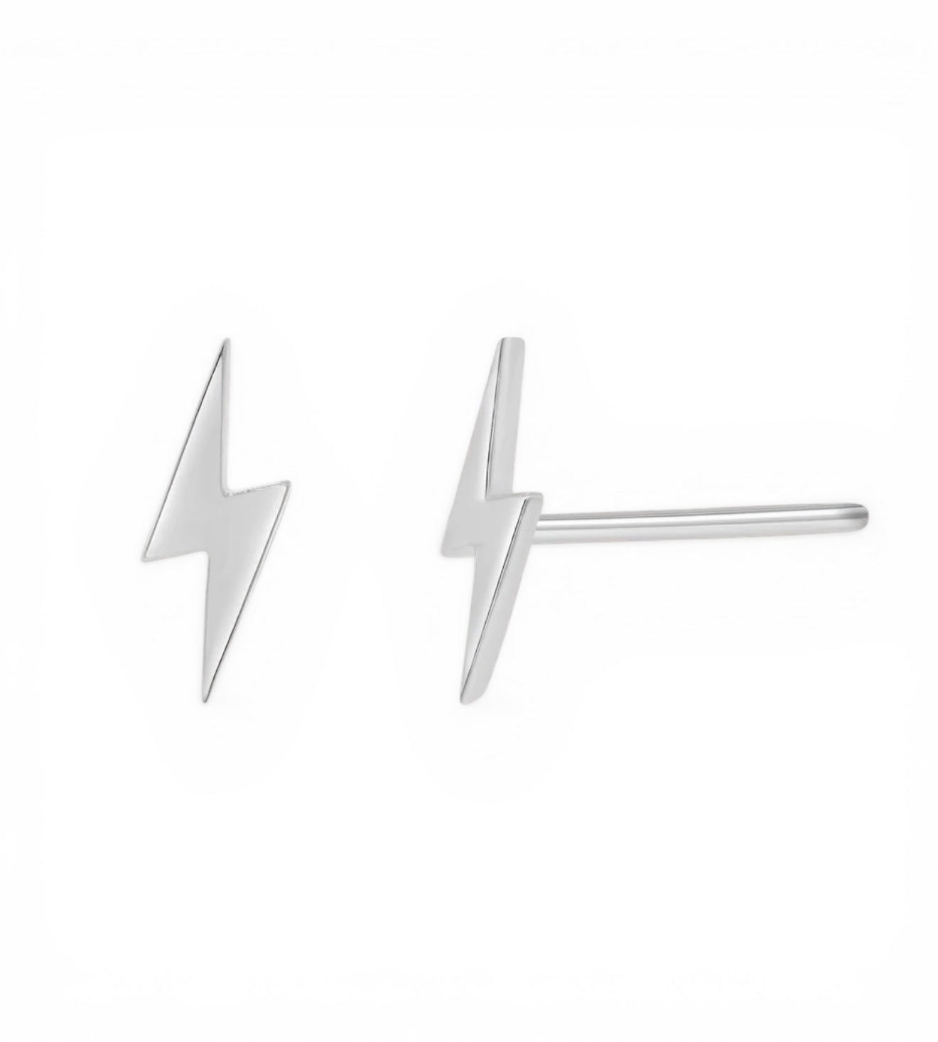 Lightning Bolt Hypoallergenic Stud Earrings