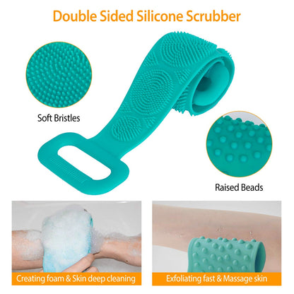 Silicone Shower Exfoliating Back Scrubber
