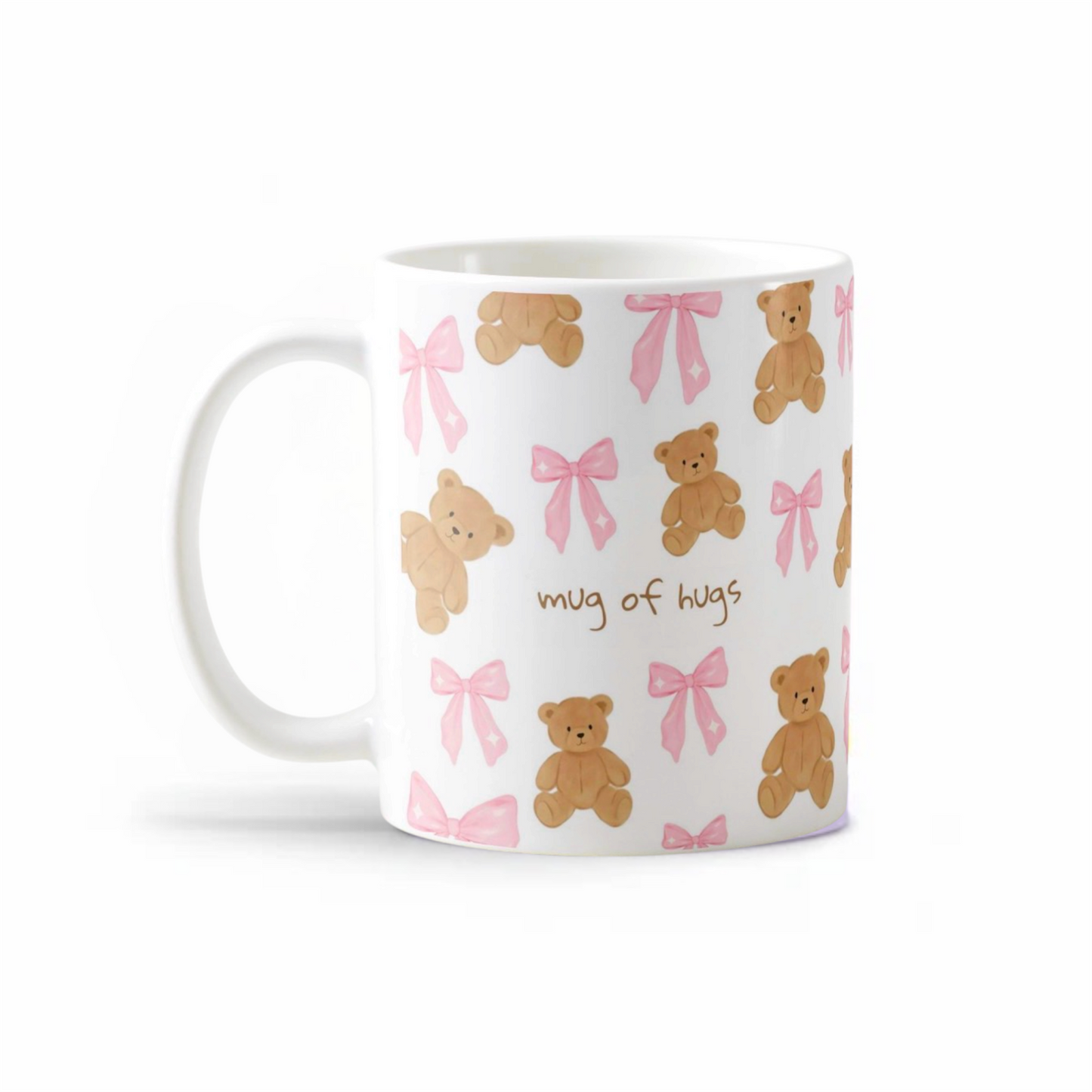 Coffee Ceramic Mug - Mug of Hugs Design