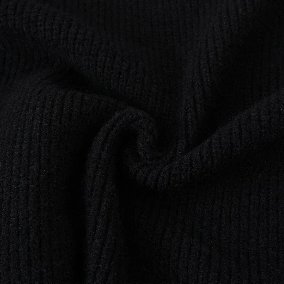 Plus Size Women's V-Neck Knit Sweater - Loose Long Sleeve Warm Autumn Winter Jumper