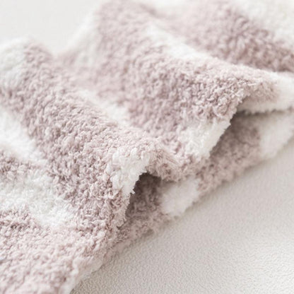 Candy Warm Lady Heart Cute Winter Kawaii Thick Casual Women Socks Fuzzy Fluffy Terry Warm Socks Short Cute Cotton Socks Winter Socks Short Socks For Men And Women
