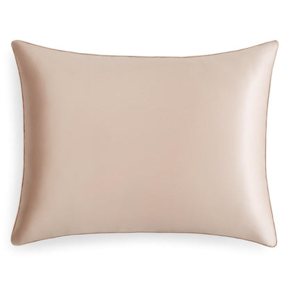 Charmeuse Mulberry Silk Pillowcase with Classic Piping
