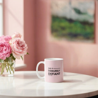 Dabble Doll Coffee Mug - Demurely Defiant Gift Box
