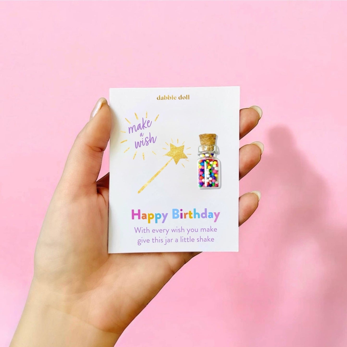Birthday Gift with Magical Wishes Jar