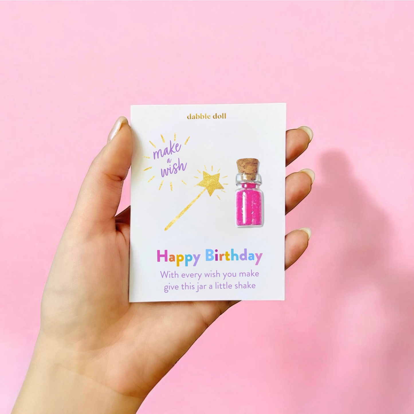 Birthday Gift with Magical Wishes Jar