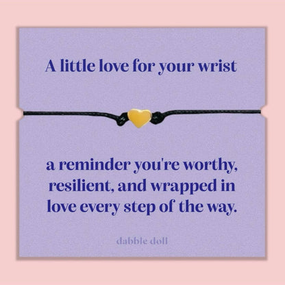Bracelet Chrome Heart for Self-Love