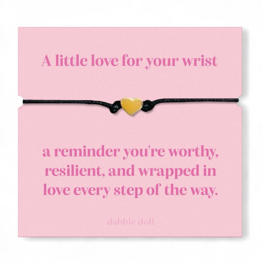 Bracelet Chrome Heart for Self-Love