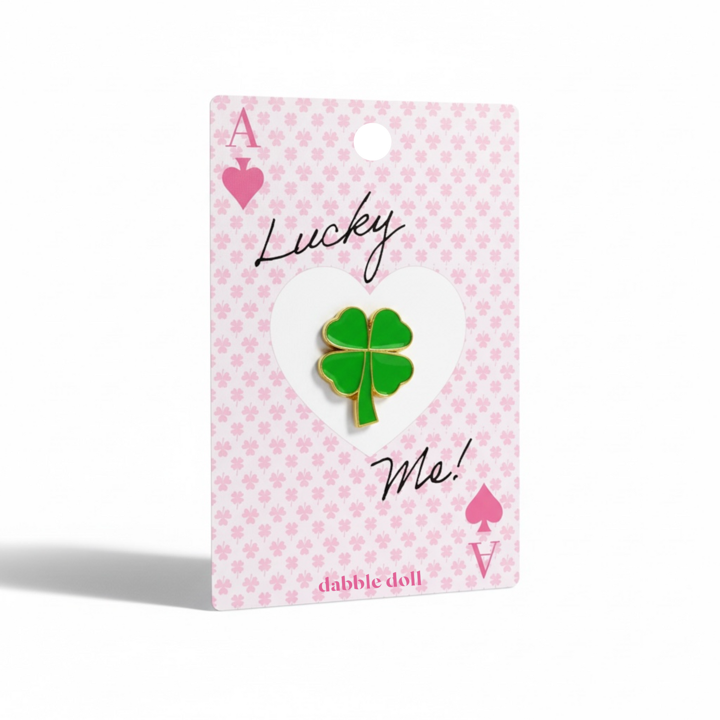Four Leaf Clover Pin, Good Luck Gift