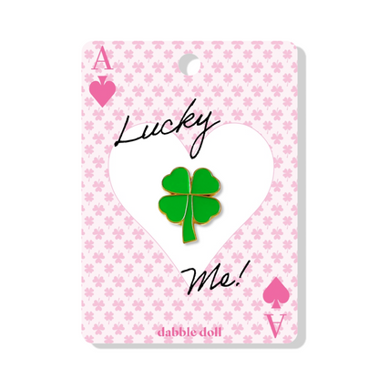 Four Leaf Clover Pin, Good Luck Gift
