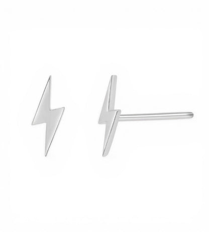 Lightning Bolt Hypoallergenic  Stud Earrings