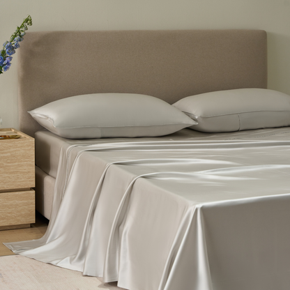 Charmeuse Silk Flat Sheet - Machine Washable
