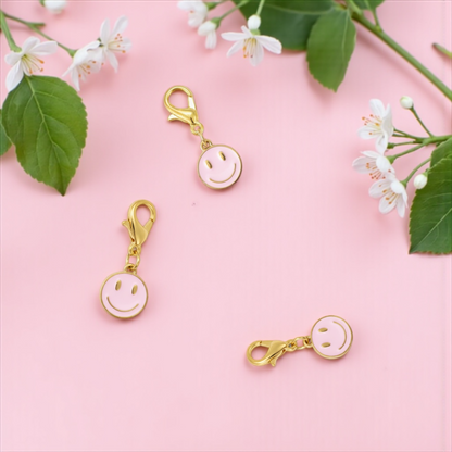Smiley Face Zipper Charm for Joyful Style